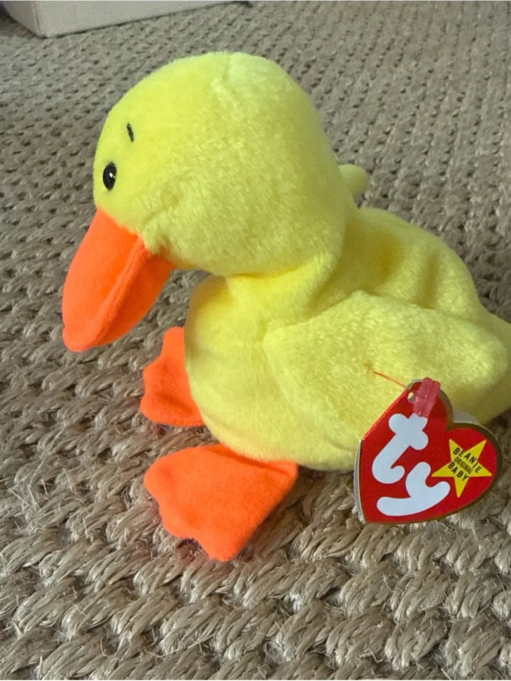 Ty Beanie Baby Quackers w tags